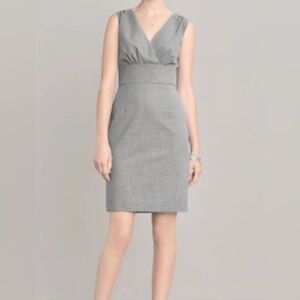 Banana Republic Gray Sleeveless Dress 4P New with Tags